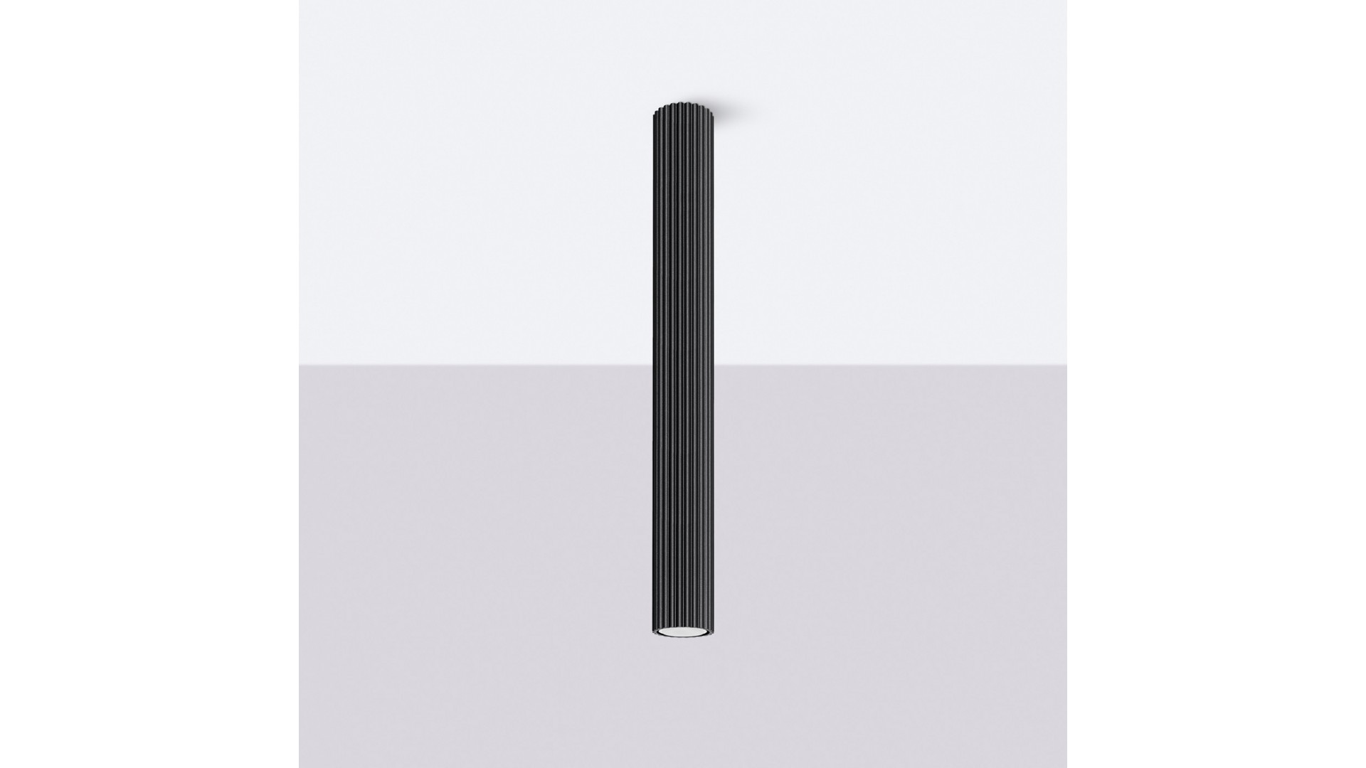 Plafon KARBON 60 czarny Sollux SL.1572
