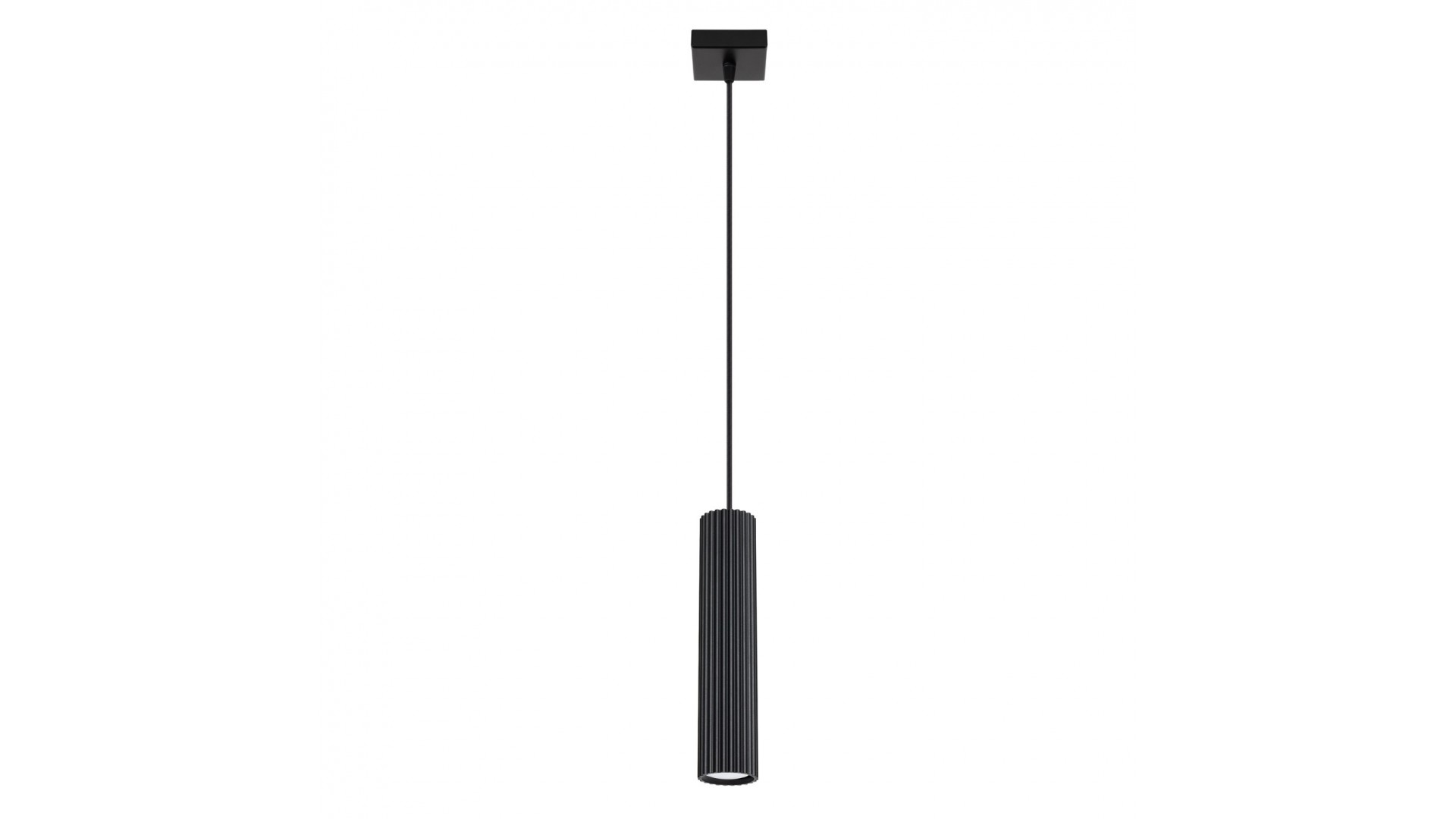 Lampa wisząca KARBON 1 czarny Sollux SL.1573