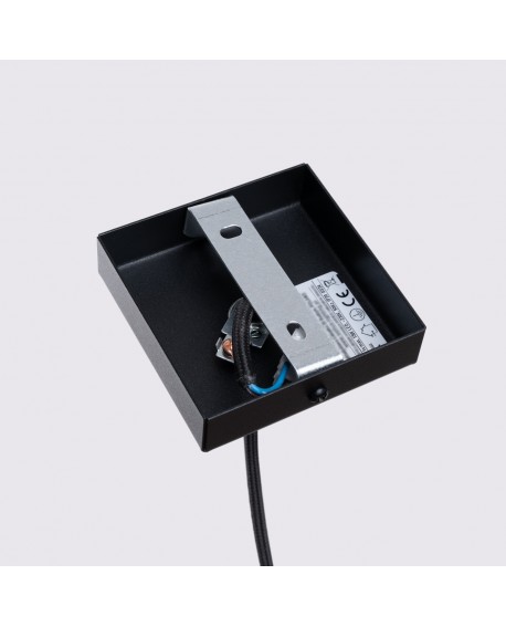 Lampa wisząca KARBON 1 czarny Sollux SL.1573