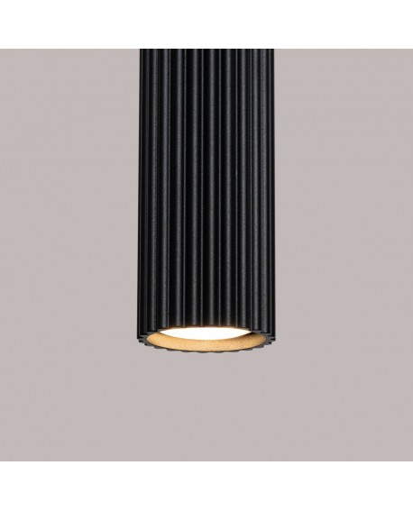 Lampa wisząca KARBON 1 czarny Sollux SL.1573