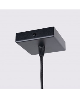Lampa wisząca KARBON 1 czarny Sollux SL.1573