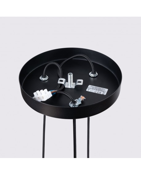 Lampa wisząca KARBON 3P czarny Sollux SL.1576