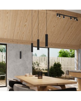 Lampa wisząca KARBON 3P czarny Sollux SL.1576