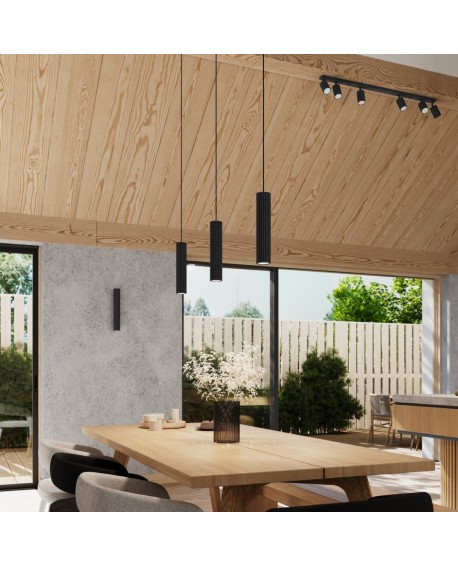 Lampa wisząca KARBON 3P czarny Sollux SL.1576