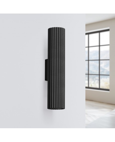 Kinkiet KARBON 30 czarny Sollux SL.1577