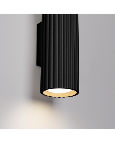 Kinkiet KARBON 30 czarny Sollux SL.1577