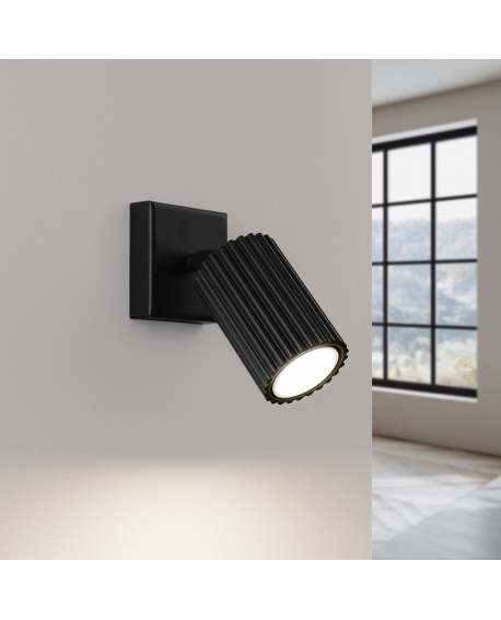 Kinkiet KARBON czarny Sollux SL.1578