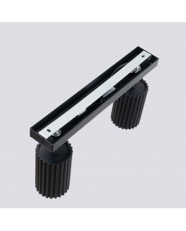 Plafon KARBON 2 czarny Sollux SL.1580