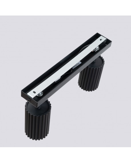 Plafon KARBON 2 czarny Sollux SL.1580