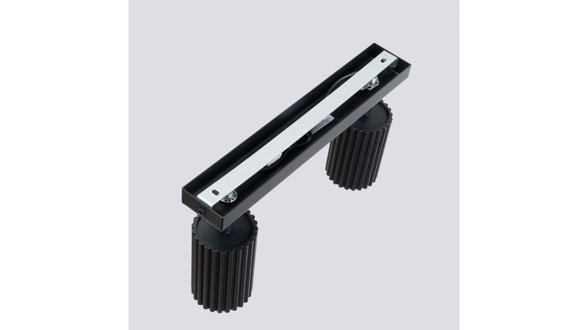 Plafon KARBON 2 czarny Sollux SL.1580