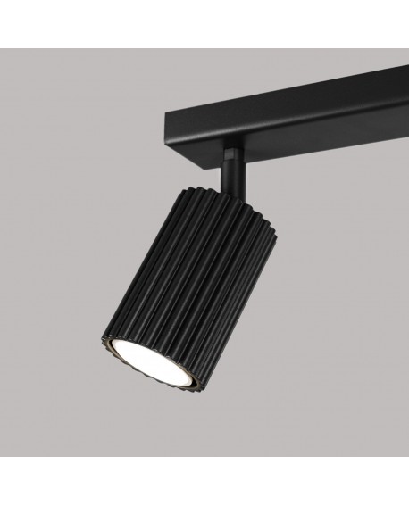 Plafon KARBON 2 czarny Sollux SL.1580