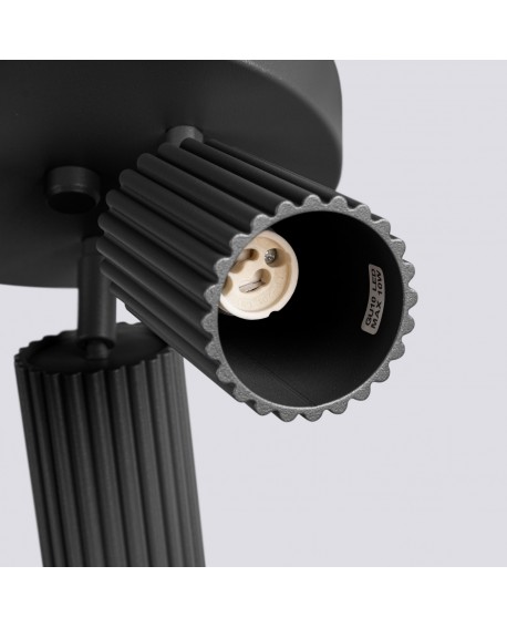 Plafon KARBON 3P czarny Sollux SL.1582