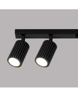 Plafon KARBON 6L czarny Sollux SL.1585