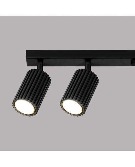 Plafon KARBON 6L czarny Sollux SL.1585