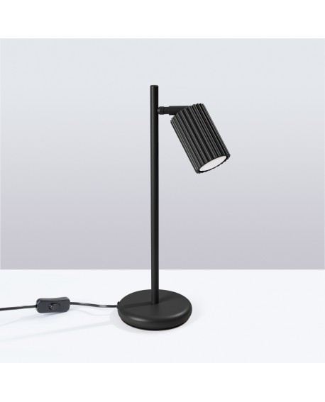 Lampa biurkowa KARBON czarna Sollux SL.1586