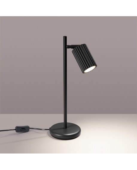 Lampa biurkowa KARBON czarna Sollux SL.1586