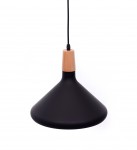 NOWOCZESNA LAMPA WISZĄCA SKANDYNAWSKA ZWIS CZARNA BAFIDO B1