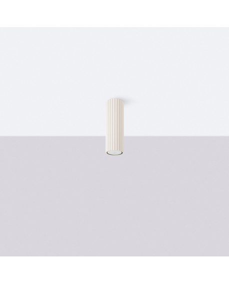 Plafon KARBON 20 beżowy Sollux SL.1588