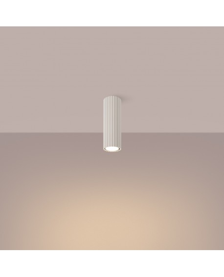 Plafon KARBON 20 beżowy Sollux SL.1588