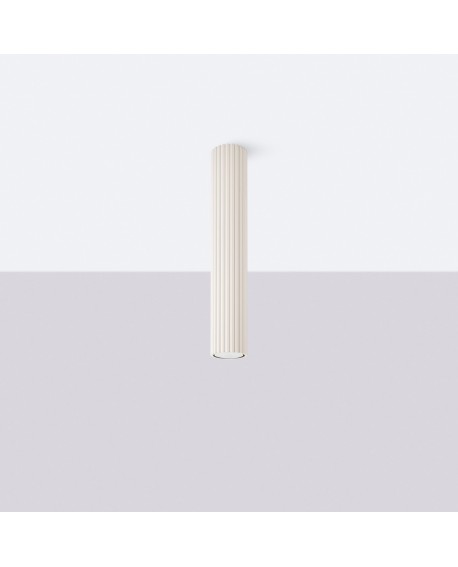 Plafon KARBON 40 beżowy Sollux SL.1590