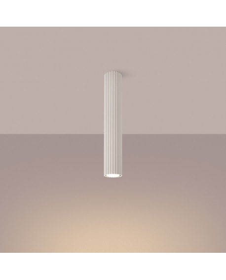 Plafon KARBON 40 beżowy Sollux SL.1590