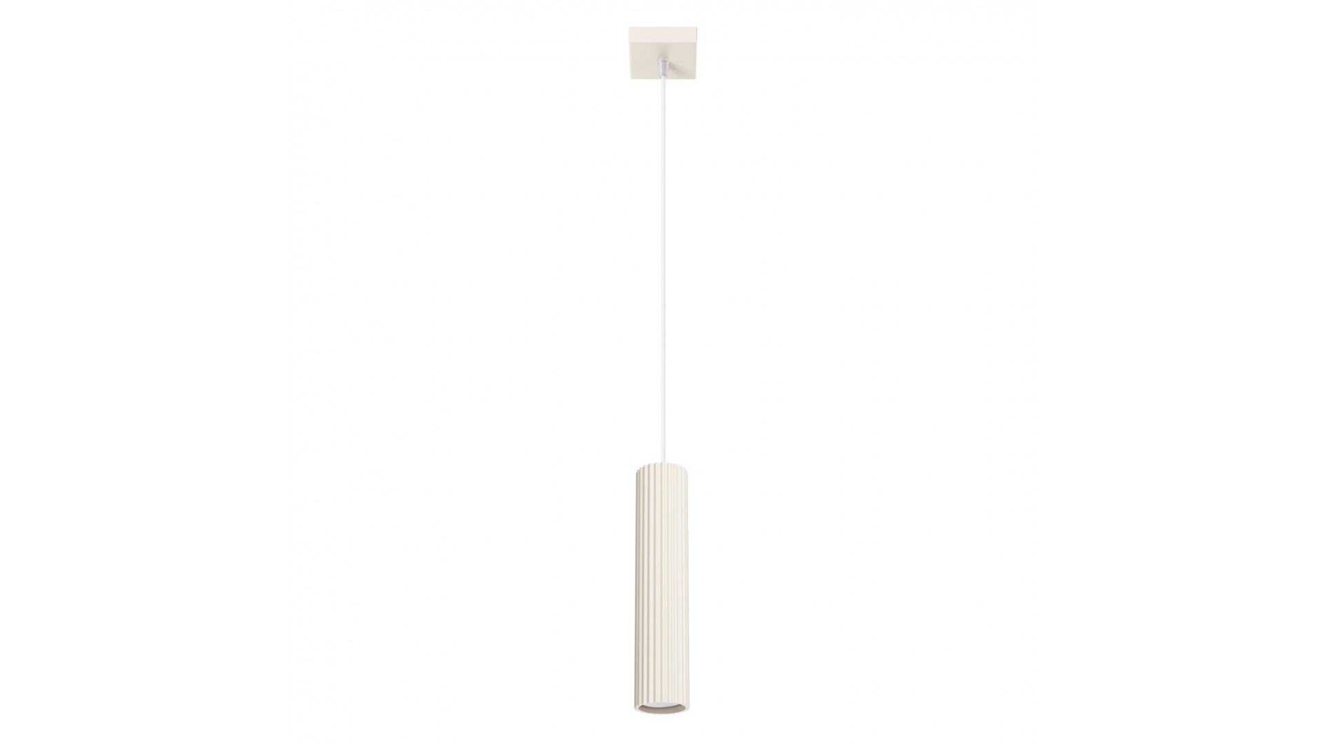 Lampa wisząca KARBON 1 beżowy Sollux SL.1592