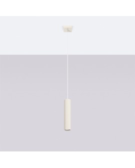 Lampa wisząca KARBON 1 beżowy Sollux SL.1592