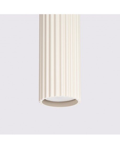 Lampa wisząca KARBON 1 beżowy Sollux SL.1592