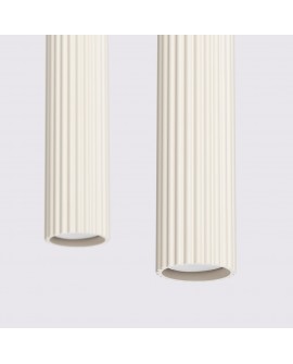 Lampa wisząca KARBON 2 beżowy Sollux SL.1593