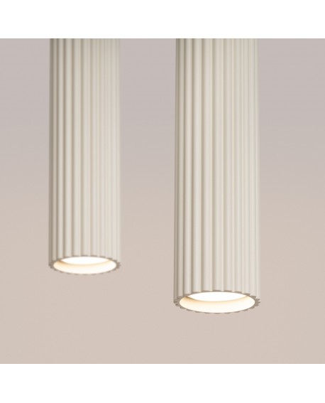 Lampa wisząca KARBON 2 beżowy Sollux SL.1593