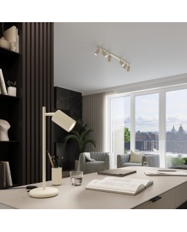 Lampa wisząca KARBON 2 beżowy Sollux SL.1593