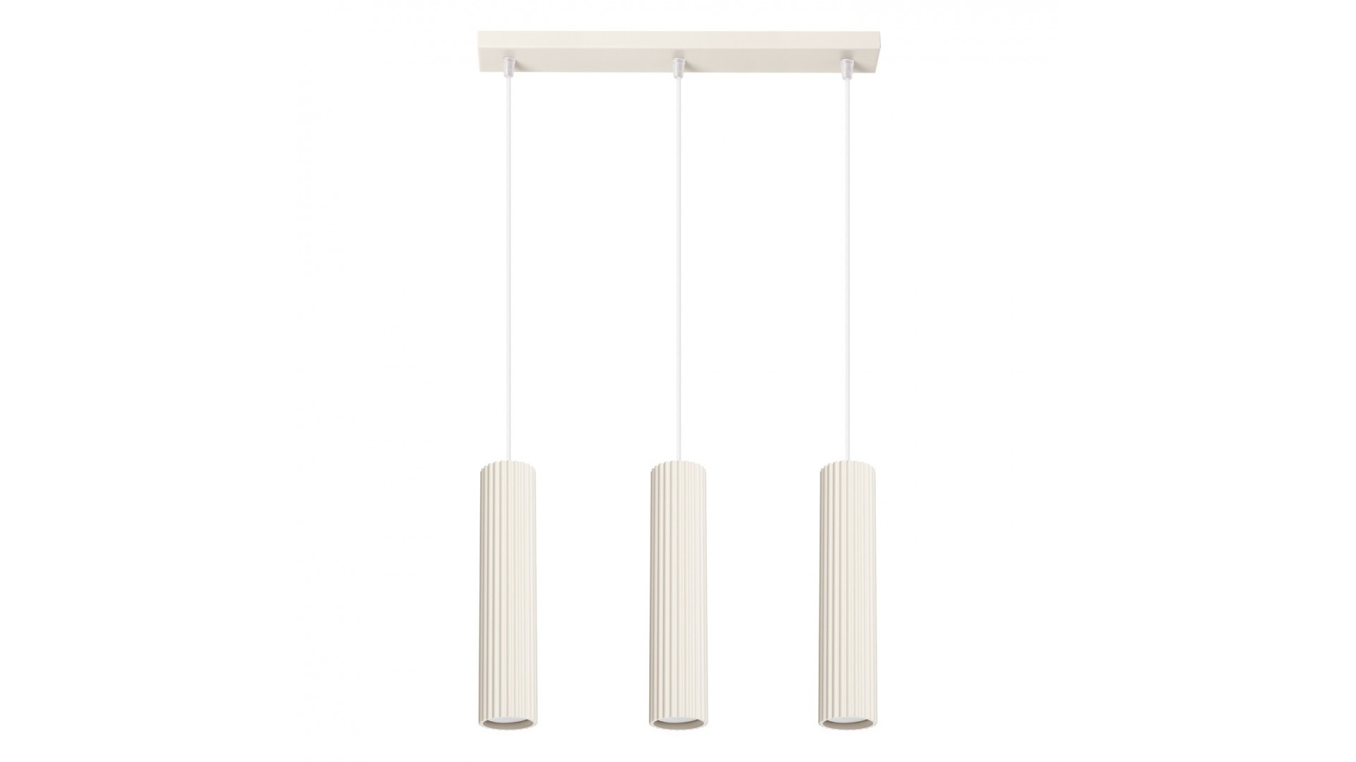 Lampa wisząca KARBON 3L beżowy Sollux SL.1594