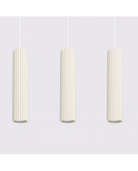 Lampa wisząca KARBON 3L beżowy Sollux SL.1594