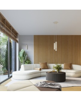 Lampa wisząca KARBON 3P beżowy Sollux SL.1595