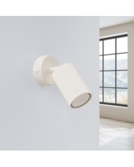 Kinkiet KARBON beżowy z włącznikiem Sollux SL.1598