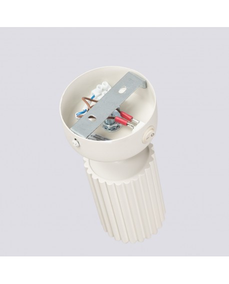 Kinkiet KARBON beżowy z włącznikiem Sollux SL.1598