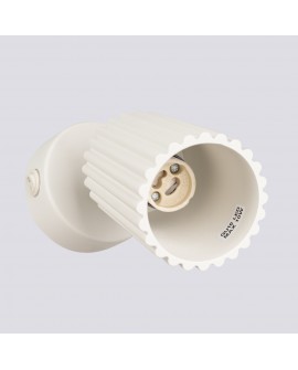 Kinkiet KARBON beżowy z włącznikiem Sollux SL.1598