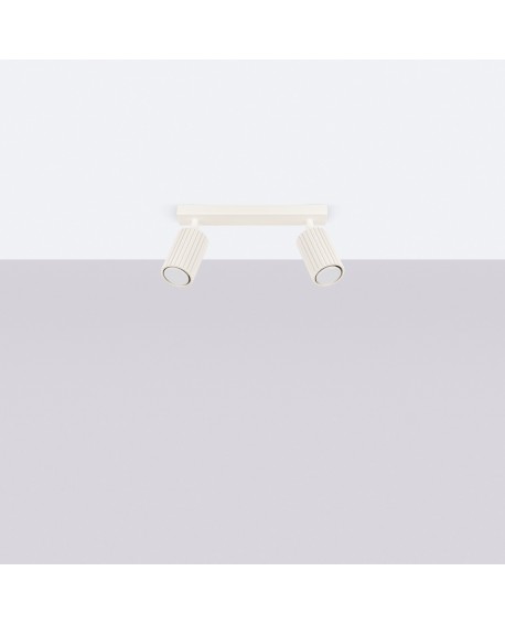 Plafon KARBON 2 beżowy Sollux SL.1599