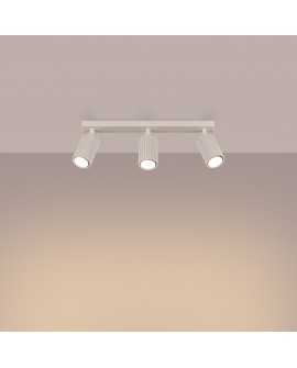 Plafon KARBON 3L beżowy Sollux SL.1600