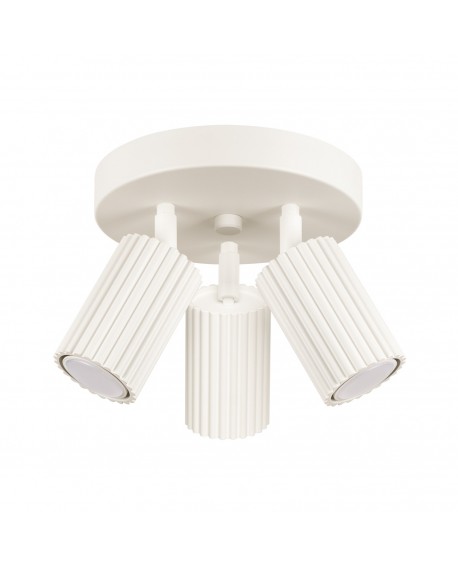 Plafon KARBON 3P beżowy Sollux SL.1601