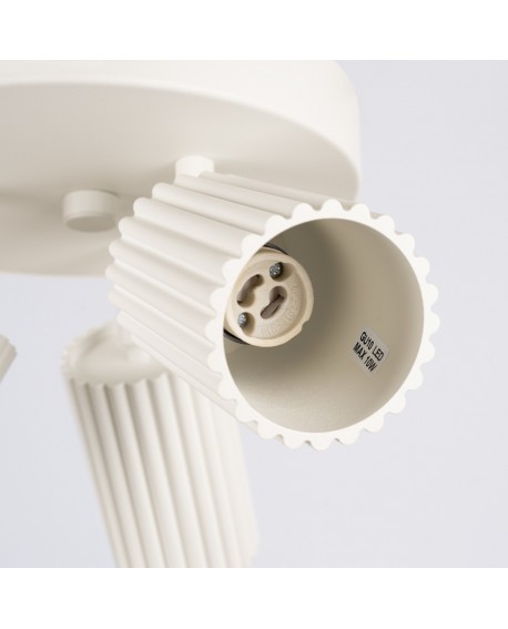 Plafon KARBON 3P beżowy Sollux SL.1601