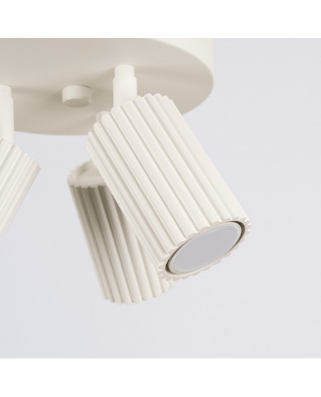 Plafon KARBON 3P beżowy Sollux SL.1601