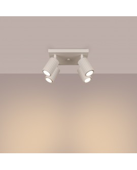 Plafon KARBON 4 beżowy Sollux SL.1602