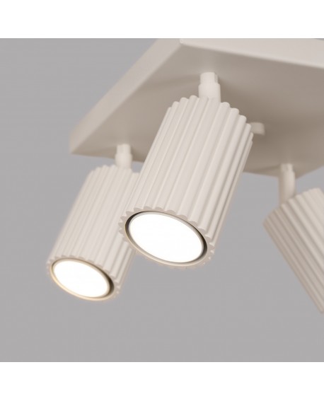 Plafon KARBON 4 beżowy Sollux SL.1602