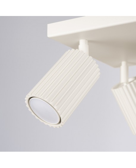 Plafon KARBON 4 beżowy Sollux SL.1602