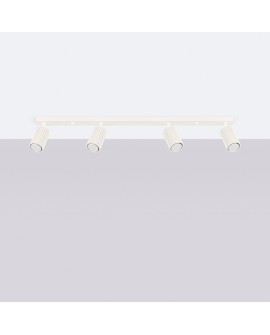 Plafon KARBON 4L beżowy Sollux SL.1603