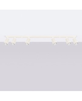 Plafon KARBON 6L beżowy Sollux SL.1604