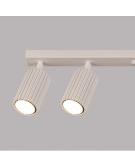 Plafon KARBON 6L beżowy Sollux SL.1604