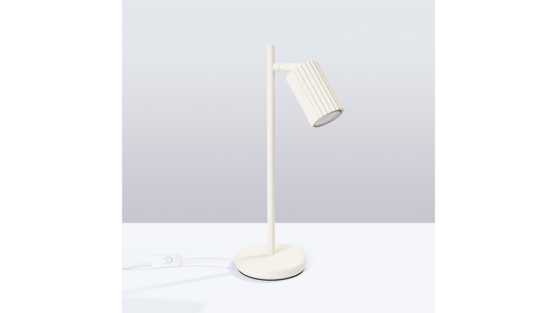 Lampa biurkowa KARBON beżowa Sollux SL.1605