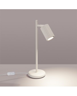 Lampa biurkowa KARBON beżowa Sollux SL.1605